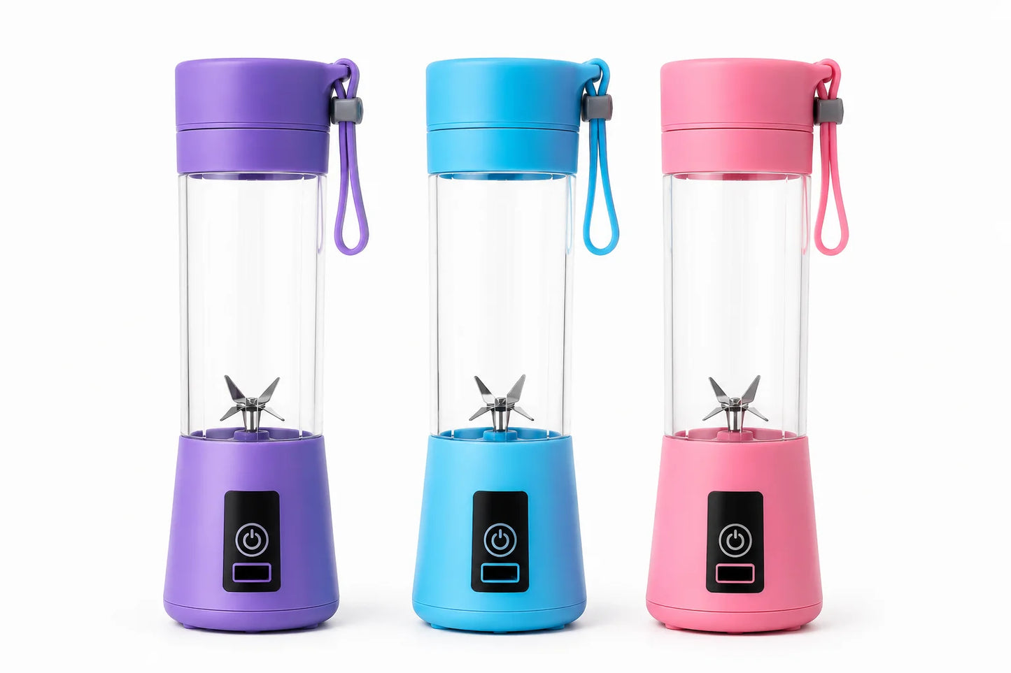 USB Chargeable Juicer Blender 6 Blades 380ml - Portable Juicer Cup & Smoothie Maker